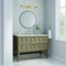 James Martin Vanities 48'' Single Vanity, Pebble Oak w/ 3 CM Victorian Silver Quartz Top D100-V48-PBO-3VSL - alternate 6